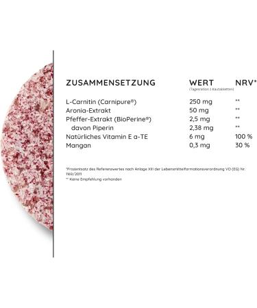 Agilnature Carnitinagil - 35 Chewing Tablets for Energy Metabolism | Gluten & Lactose Free | Made in Germany | 5-Week Supply - Buy Online on GoSupps.com