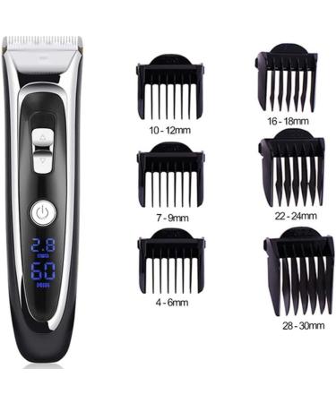 Professional Rechargeable Digital Hair Trimmer - Cordless Hair Clipper for Men with Adjustable Ceramic Blade - International Shipping Available - Buy Online on GoSupps.com