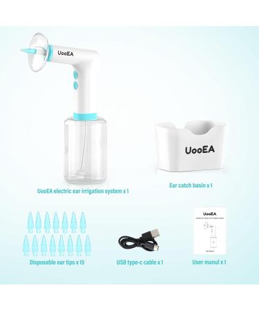 Electric Ear Wax Removal Tool - Rechargeable Earwax Cleaner with 15 Tips & 4 Pressure Settings for Safe Ear Cleaning - Ideal for Adults & Kids - Buy Online on GoSupps.com