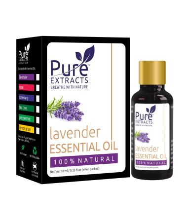Pure Extracts Lavender Essential Oil 10ml 100% Pure Natural & Undiluted