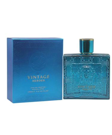 .Vintage Heroes Parfum Long-lasting Mint Geranium & Vanilla Cologne for Men.