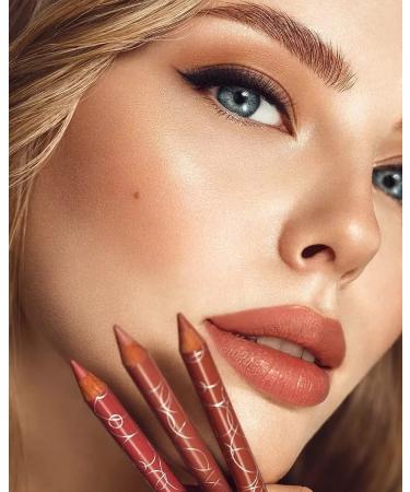 Long-Lasting Matte Lip Liner with Vitamins A & E - Color 51 Pink Beige | International Shipping Available - Buy Online on GoSupps.com