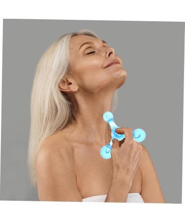 Minkissy 6pcs PVC Button Massager Tool for Neck and Shoulders - Blue | International Shipping Available - Buy Online on GoSupps.com