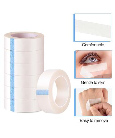 18 Rolls White Fabric Adhesive Lash Tape for Eyelash Extensions - 354 Yards per Roll - Premium Makeup Tape for Professionals - Buy Online on GoSupps.com