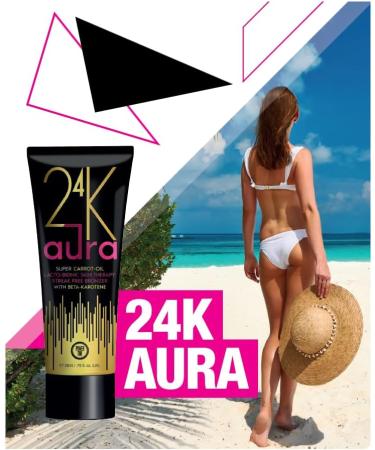 Power Tan 24K Aura Bronzing Sunbed Tanning Lotion Accelerator 250ml - Buy Online on GoSupps.com