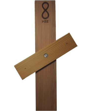 Home Sauna Experience: HSE Deluxe Cedar Wall Sauna Timer - 15 Minute Rust Red Sand Timer for Optimal Relaxation - Buy Online on GoSupps.com