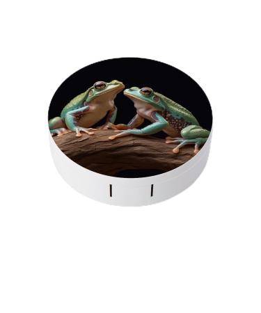 Contact Lens Case Two Frogs Portable Travel Contact Lens Box Contact Lens Storage Box