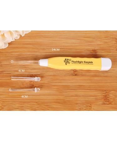 2 PCS LED Ear Spoon Flash Ear Wax Pick Remover Tool Ear Cleaner Earwax Removal - Buy Online on GoSupps.com