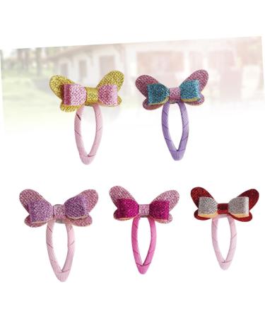 FRCOLOR Girls Snap Hairpins hair accessory for girls hair clips for infant hair clips matte hair clips bows shower hair clips Bowknot Hair Clips Glitter Glitter Barrettes - Buy Online on GoSupps.com
