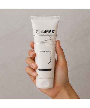 GlutaMAX Facial Wash - Gentle Daily Cleanser with Glutathione Collagen & Exfoliants - Lightweight Foaming Formula for Smooth Texture Skin Clarity & Hydration Face Wash for All Skin Types 50ml - Buy Online on GoSupps.com
