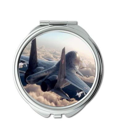 YENDOSTEEN aircraft Mirror makeup mirror a fighter's chance pocket mirror portable mirror
