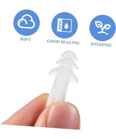 Minkissy 40pcs Ear Plugs - Noise Cancelling Earbuds for Sleep & Swimming | White Silicone Sound Blocking Earplugs (1 Count - Buy Online on GoSupps.com