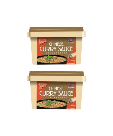 Goldfish Chinese Curry Sauce Concentrate 405g (Pack of 2) - Authentic Flavor for Homemade Curry Dishes | Traditional Chinese Spices