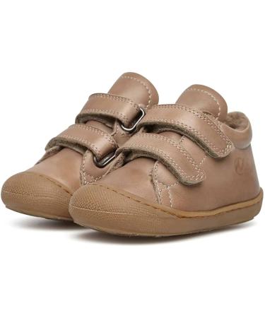 Naturino Cocoon VL Leather First Steps Shoes - Gold (Size 7.5 UK Child) - Buy Online on GoSupps.com