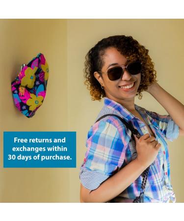 Liphontcta Waterproof Shower Cap for Women - Large & Colorful Print - Ideal for Long Hair - Reusable & Great for Spa, Hotel, Salon - Perfect Bonnet for Home & Bathing Use - Buy Online on GoSupps.com
