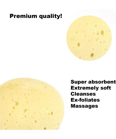 Extra Large Luxury Bath Sponge Gentle Exfoliating Body Scrub for Skin Care - Buy Online on GoSupps.com