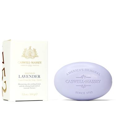Caswell-Massey Triple Milled Heritage Lavender Bar Soap  Moisturizing & Scented Bath Soap For Men & Women  Made In The USA  5.8 Oz Lavender 5.8 Ounce (Pack of 1)