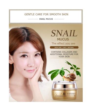 BIOAQUA Snail Mucus Repair Moisturizing Replenishing Cream Skin Glow Wonderful Vitality Impart 50g - Buy Online on GoSupps.com