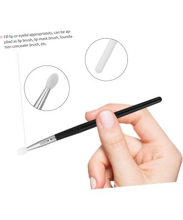 FRCOLOR Silicone Mask Brush Face Mask Brush Lip Applicator Applicator for Lip Balm Lip Gloss Applicator Lip Oil Applicator Lip Filler Brush Lipstick Brush 13x0.5cm black - Buy Online on GoSupps.com