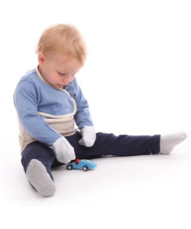 ScratchSleeves | Stay-on Itchy Toddler Mitts 12-18 Months | Grey - Buy Online on GoSupps.com