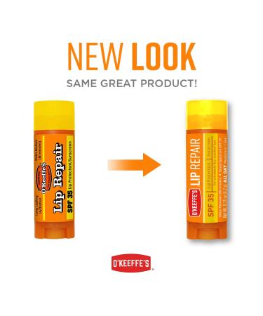 O'Keeffe's Lip Repair SPF 35 Lip Balm Stick - Pack of 3 - Buy Online on GoSupps.com
