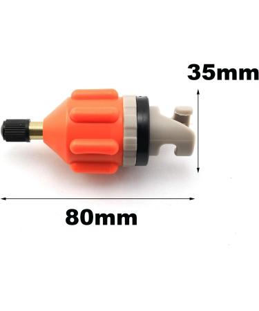 Heyous Rowing Boat Air Valve Adaptor - Nylon Kayak Inflatable Pump Adapter for SUP Board - Orange - Buy Online on GoSupps.com