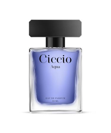 Ciccio_Aqua Eau De perfume for Men with Bergamot Lemon Mandarin and Lavender | Premium Long Lasting Luxury Fragrance Scent|Perfect Perfume for Summer 50ml