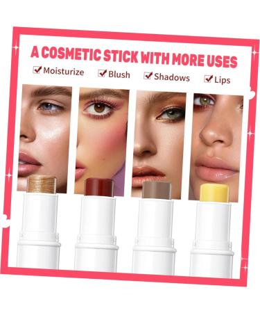 BIUDECO 1 Set Contour Stick Contouring Stick Highlighter Stick Makeup Stick Contour Kit Stick Highlighter Blush Stick for Cheeks Highlighters Makeup Face Highlighter Cream Blush Stick - Buy Online on GoSupps.com