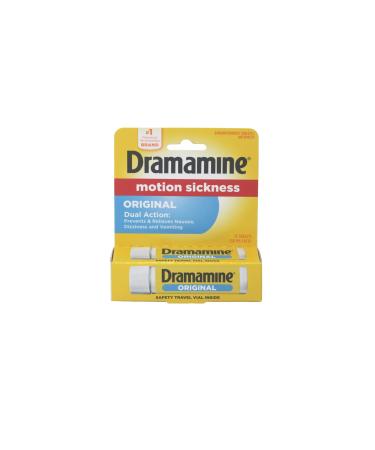 Dramamine Motion Sickness Relief Original Formula Tablets 12 ea by Dramamine - Pack of 2
