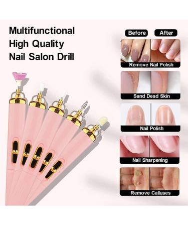 5-in-1 Electric Nail File Kit | Professional USB Nail Drill for Acrylic & Gel Nails - Buy Online on GoSupps.com