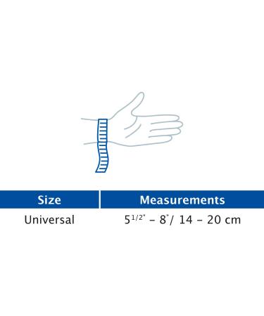 Actimove Wrist Stabilizer - Carpal Support with Pre-Shaped Metal Stay | Universal Right/Left | Black - International Shipping Available - Buy Online on GoSupps.com