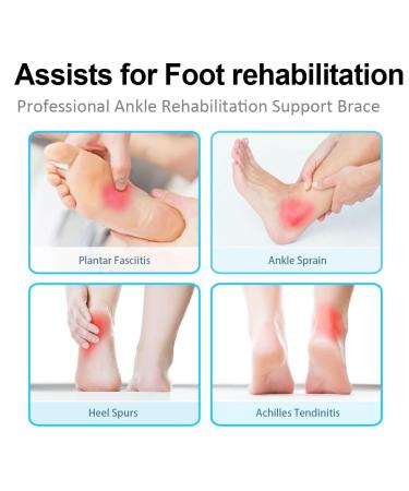 Plantar Fasciitis Night Splint - Adjustable Brace with Arch Support for Relief & Comfort | Orthotic Solution for Achilles Tendonitis & Drop Foot - Buy Online on GoSupps.com