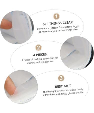 Buy Lurrose 4-Piece Anti-Fog Facial Accessories | Self-Adhesive Nose Brick & Fitting Spray for Masks - International Shipping - Buy Online on GoSupps.com
