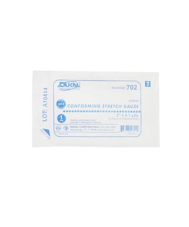 Buy Dukal 702 Conforming Stretch Gauze Bandage - Sterile 2"x4.1yd (Pack of 96) | International Shipping Available - Buy Online on GoSupps.com