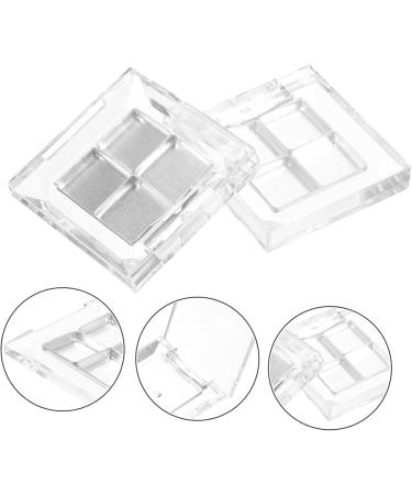 Hemoton 2 Sets Eyeshadow Eye Shadow Empty Blusher Pans Lipstick Cases Blush Palette Lipstick Box Square - Buy Online on GoSupps.com