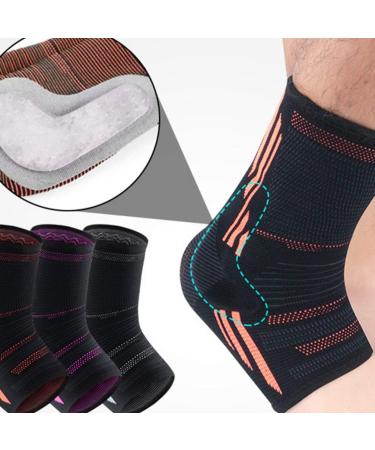 Buy 1pc Silicone Ankle Brace | Ankle Support & Achilles Strap for Fitness & Running | International Shipping Available - Buy Online on GoSupps.com