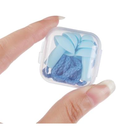 Buy Reusable Silicone Ear Plugs for Sleeping - 5 Pairs Safe for Swimming & Work Noise Reduction - Orange Color - Buy Online on GoSupps.com