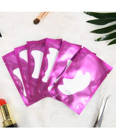 Buy 50 Pairs Purple Boat Shape Eye Pads for Eyelash Extensions | LunaMoon Under Eye Pads for Lash Application & Care - Buy Online on GoSupps.com