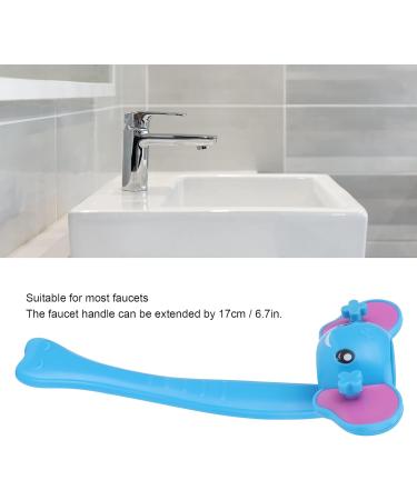 Hapivida Cartoon Faucet Extension for Kids - Blue Tap Handle Attachment for Bathroom Washbasin - Buy Online on GoSupps.com