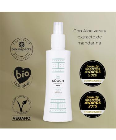 COOCH Vegan Natural Micellar Water 150ml - Organic Facial Cleanser with Mandarin & Aloe Vera Extract | Shop Now for International Shipping - Buy Online on GoSupps.com