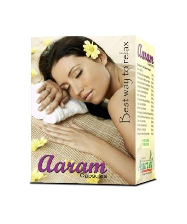 Generic Aaram Capsules Pack of 2 100 Count with Brahmi Chandan