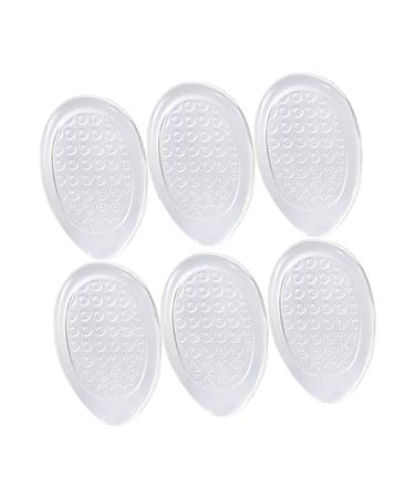 FRCOLOR 3 Pairs Plantar Cushion Heel Pads Gel Heel Cushions High Heel Pad High Heels Second Half Pad