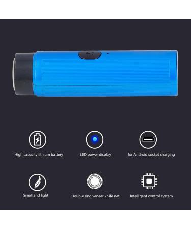 Mini Electric Shaver for Men - Portable & Rechargeable Low Noise Travel Shaver (Blue - Buy Online on GoSupps.com
