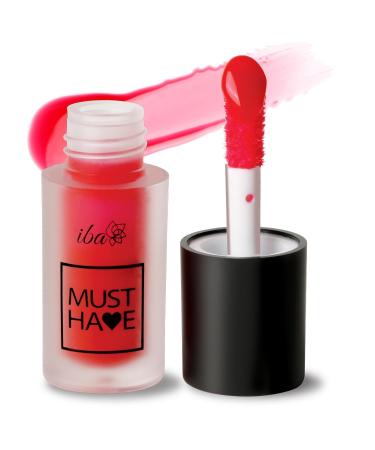 Iba Must Have High Shine Lip Oil with Vitamin C for Making Lips Brighter and Pinker Long-Lasting Nourishment and Hydration Soft and Natural Lips Shade - 01 Raspberry Twist (2.6 ml)