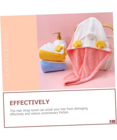 Ciieeo 5pcs Coral Fleece Dry Hair Hat Elastic Hair Ties Water Absorbent Hats Cauldron Cup Quick Dry Hair Turban Elastic Hair Bands Shower Hair Turban Has Absorb Water Pink Absorbent Cap - Buy Online on GoSupps.com