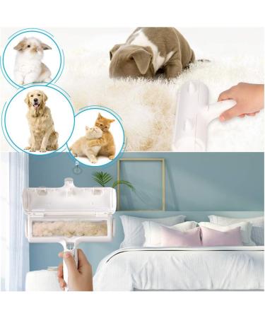 Pet Hair Remover Roller - YOUTHINK Lint Roller Remover Brush Tool for Removing Dog&Cat Hair from Furniture Carpets Bedding Sofa Clothing and More(Blue-White) - Buy Online on GoSupps.com