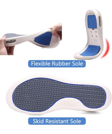 Women's Extra Wide Diabetic Shoes - Adjustable Strap Lightweight Sneakers for Plantar Fasciitis - Black Gray - Buy Online on GoSupps.com