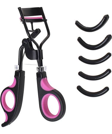 Professional Eyelash Curler with 5 Silicone Refills - Essential Makeup Tool for Women - Buy Online on GoSupps.com