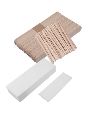 Vaguelly 400pi ces B tons de Cire D pilatoires Bois Bandes de Cire Jetables pour piler Mains et Autres Zones Corporelles