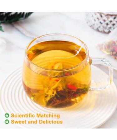 Plant Gift Bamboo Leaf Chrysanthemum Cassia Seed Tea Bag 8.81oz (5g*50bags) Osmanthus Chinese Pure Natural Health Care Mixed Tea Combination of Floral Tea 250g 1UK-GE049 - Buy Online on GoSupps.com